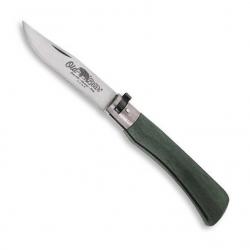Couteau "Full Color" inox, Couleur vert, Taille S [Old Bear]