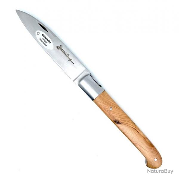 Couteau avec mitre 11 cm, Manche genvrier [Sauveterre]