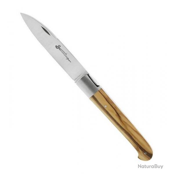 Couteau avec mitre 11 cm, Manche olivier [Sauveterre]