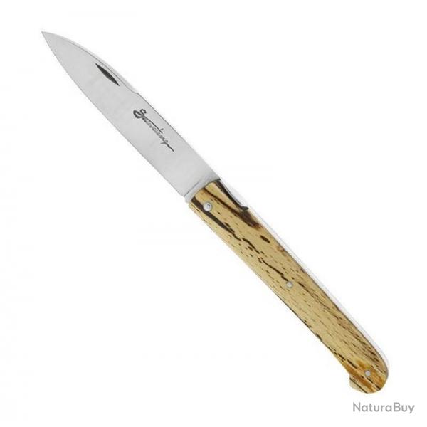 Couteau plein manche 11 cm, Manche htre [Sauveterre]