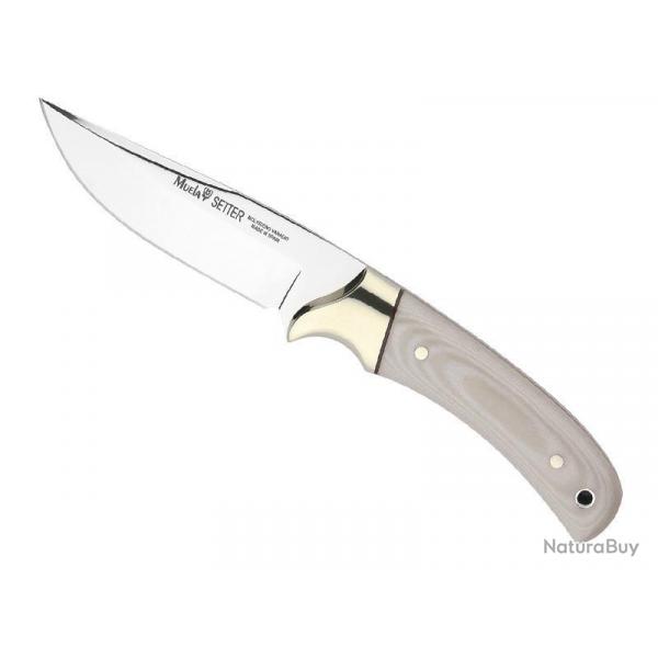 POIGNARD MUELA SETTER MICARAT BEIGE 11CM INOX