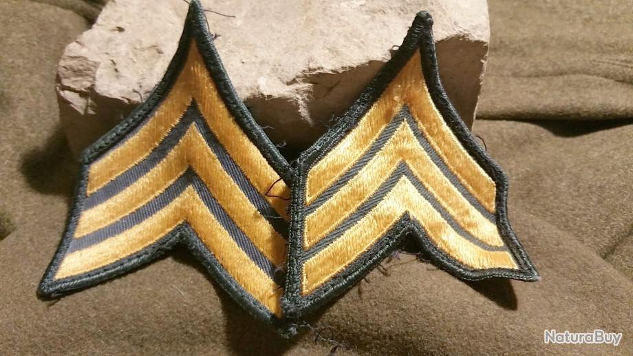 Photo libre de droit de Us Marine Armurerie Sergent Rang Patch banque d