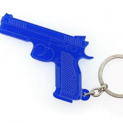 Porte-clés CZ 75 shadow 9mm bleu