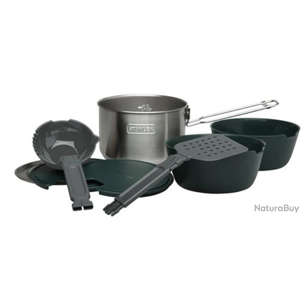 Ensemble de Camping Stanley Adventure Prep+Cook kit Stainless Steel (10 pices)