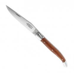 Couteau Laguiole "Antan" 2 mitres 12 cm, Manche bois de Saint-Martin [Arbalète G. David]