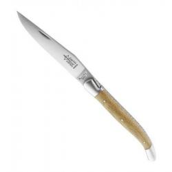Couteau Laguiole "Antan" 2 mitres 12 cm, Manche chêne de barrique [Arbalète G. David]