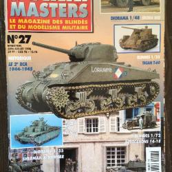 Magazine STEEL MASTERS blindés et modélisme militaire N°27