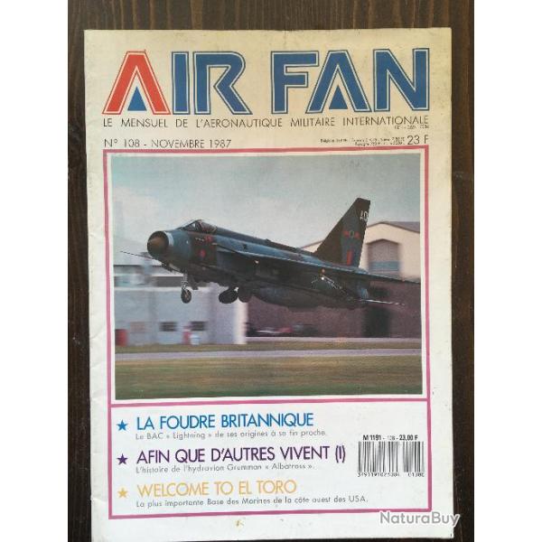 Magazine AIR FAN N108 Novembre 1987