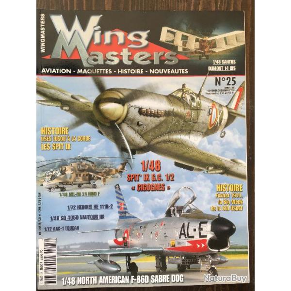 Magazine WING MASTERS Aviation- Maquettes- Histoire N25