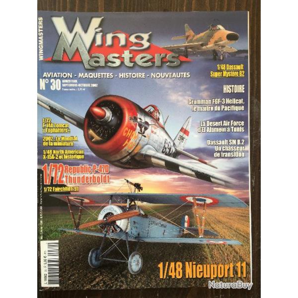 Magazine WING MASTERS Aviation- Maquettes- Histoire N30