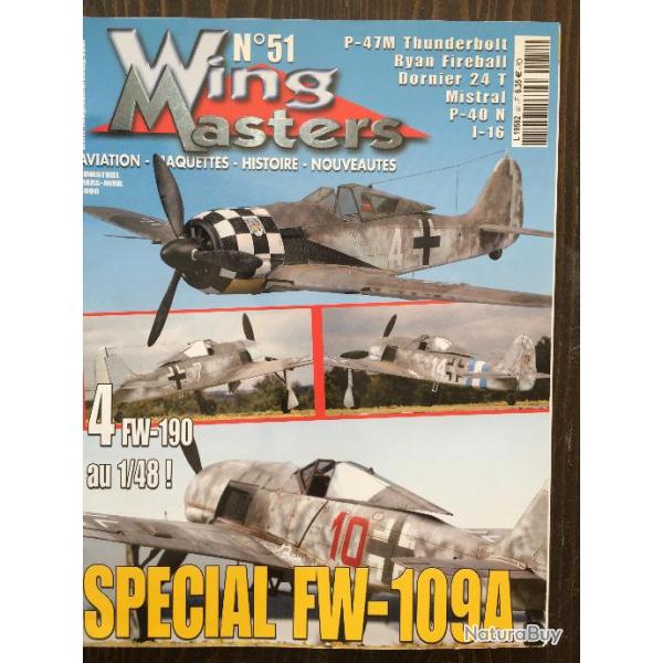 Magazine WING MASTERS Aviation- Maquettes- Histoire N51