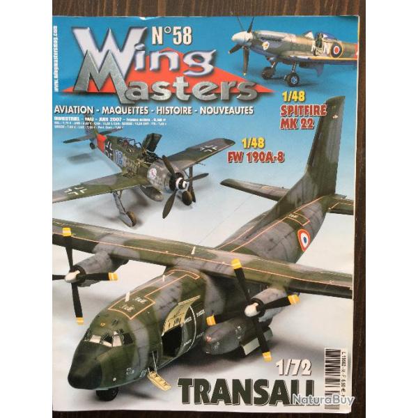 Magazine WING MASTERS Aviation- Maquettes- Histoire N58