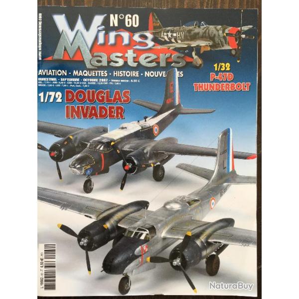 Magazine WING MASTERS Aviation- Maquettes- Histoire N60
