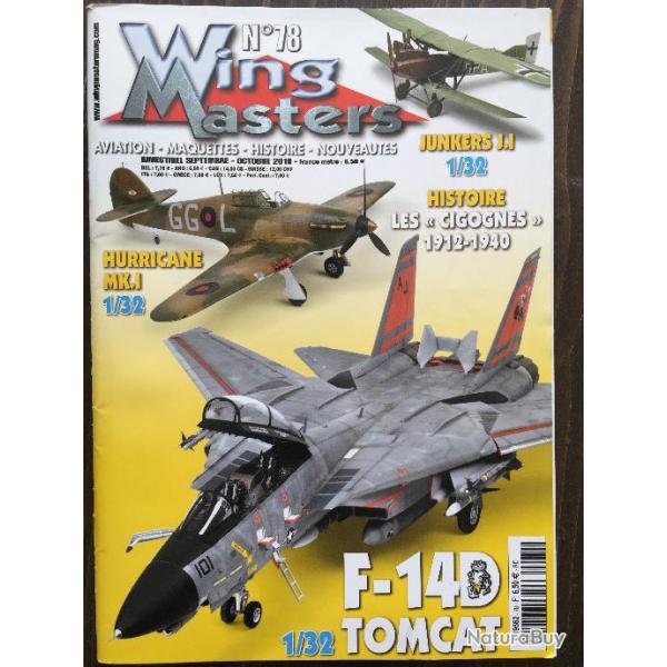 Magazine WING MASTERS Aviation- Maquettes- Histoire N78