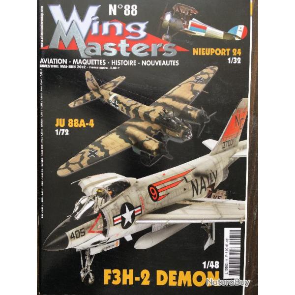 Magazine WING MASTERS Aviation- Maquettes- Histoire N88