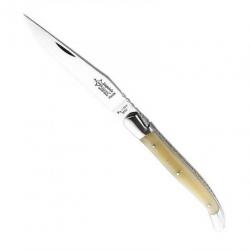 Couteau Laguiole corne blonde 12 cm [Arbalète G. David]