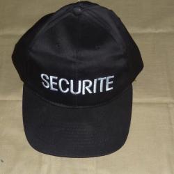 casquette agent de securite