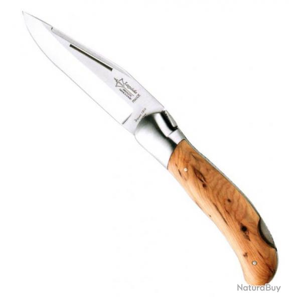 Couteau Laguiole chasse (Grande nature) 12 cm, Manche genvrier [Arbalte G. David]