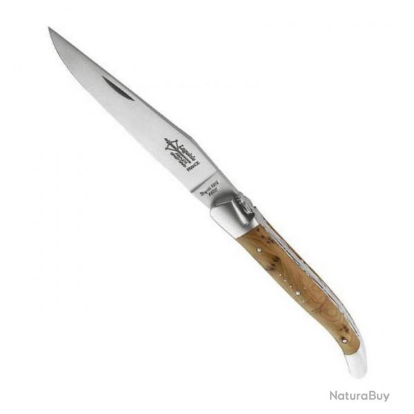 Couteau Laguiole forg 12 cm, Manche genvrier [Arbalte G. David]