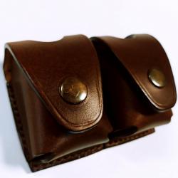 VALENTIN GANCH DOUBLE PORTE SPEED LOADER OU JET LOADER 6 COUPS AVEC CLIP DE CEINTURE