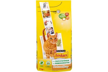 Friskies Chat D Interieur Poulet Legumes Verts Ajoutes 2kgs Produits D Alimentation