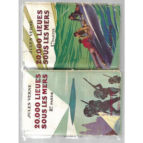 Jules verne 20 000 lieues sous les mers en 2 volumes