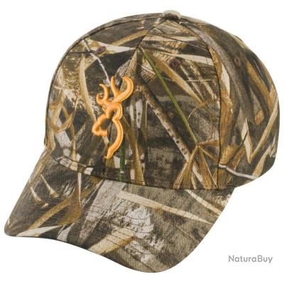 Casquette De Chasse Realtree Camouflage Orange International Trucks Neuve