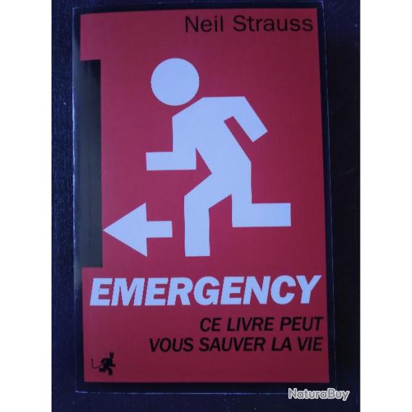 Livre Emergency, Neil Strauss