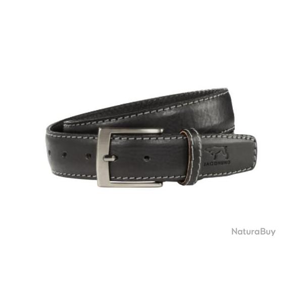 Ceinture en cuir lisse NOIR Noir 95