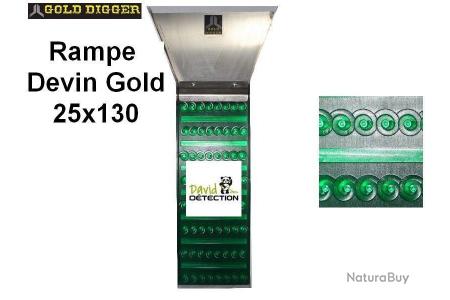 Grande rampe d'orpaillage Devin Gold-25x130 cm - Détecteurs à main