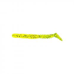 Leurre souple Reins Rockvibe Shad 3 pouces par 12 Chartreuse Pepper