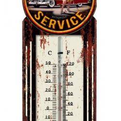 Thermomètre Vintage Luxury Service de 30 cm