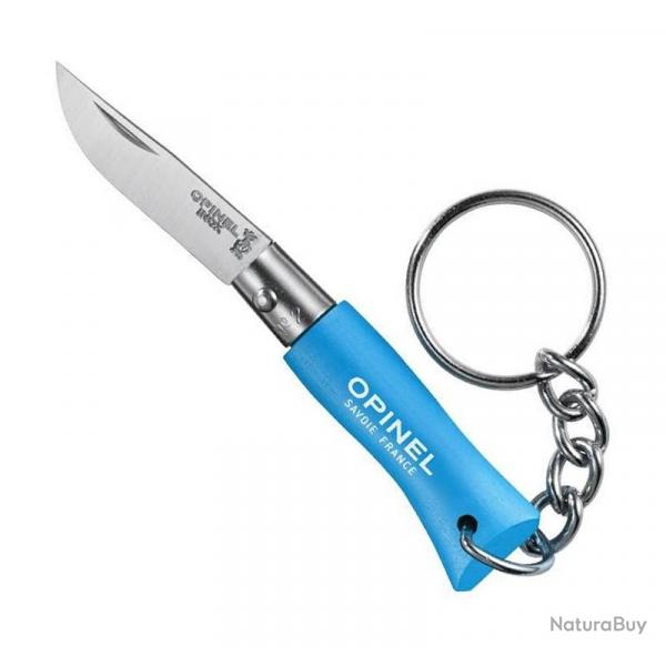 Couteau Opinel porte-cls n 2I, Couleur cyan [Opinel]