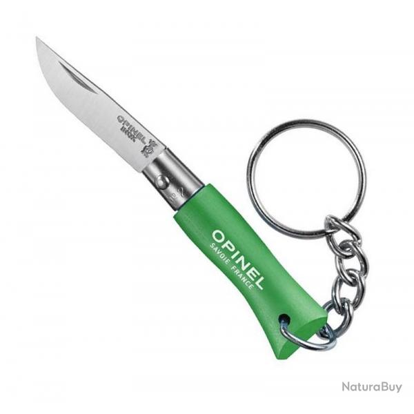Couteau Opinel porte-cls n 2I, Couleur vert prairie [Opinel]