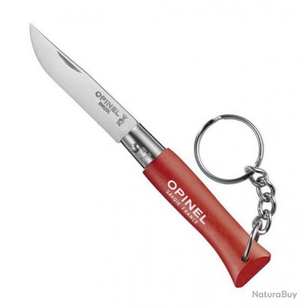 Couteau Opinel porte-cls n4I, Couleur rouge [Opinel]