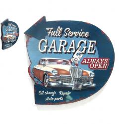 Enseigne vintage 3D / Full service garage à offrir