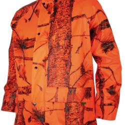 Treeland Veste de pluie orange camouflage T425