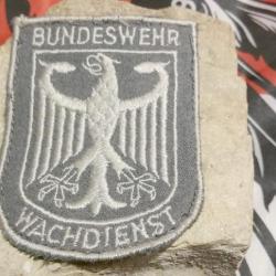 Patch tissus à coudre Unité de surveillance de la Bundeswehr  ( Hauteur : 90 mm  Largeur : 65 mm )