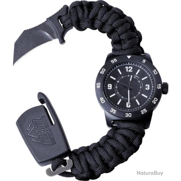 Montre Outdoor Edge avec Bracelet de montre en paracorde et lame intgr  Taille L  OEPW90Z07