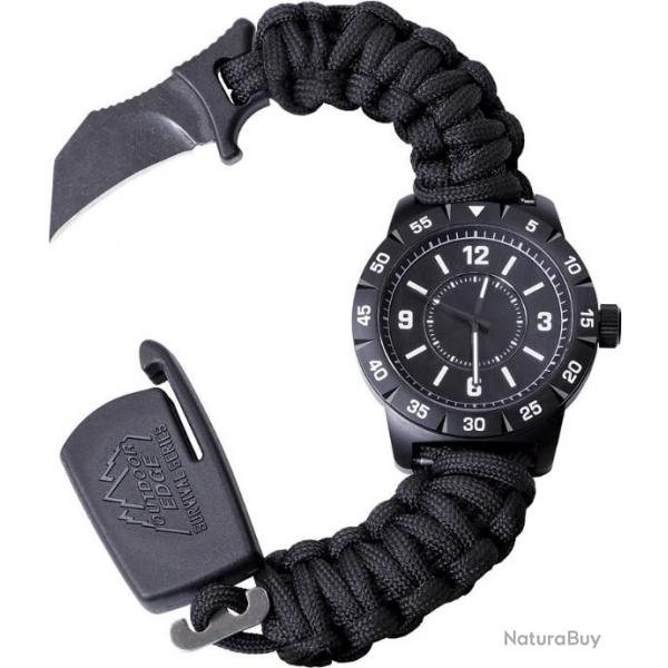 Montre Outdoor Edge avec Bracelet de montre en paracorde et lame intgr  OEPW90S07