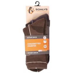 Somlys Chaussettes Active Socks (coolmax lot de 2) 061