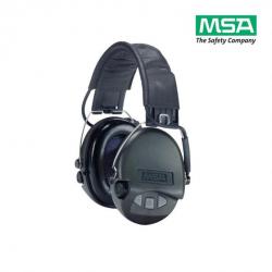 Casque MSA anti-bruit Suprême Pro-X serre-tête vert