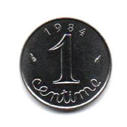 Pièce de Monnaie France 1 Centime Epi 1984