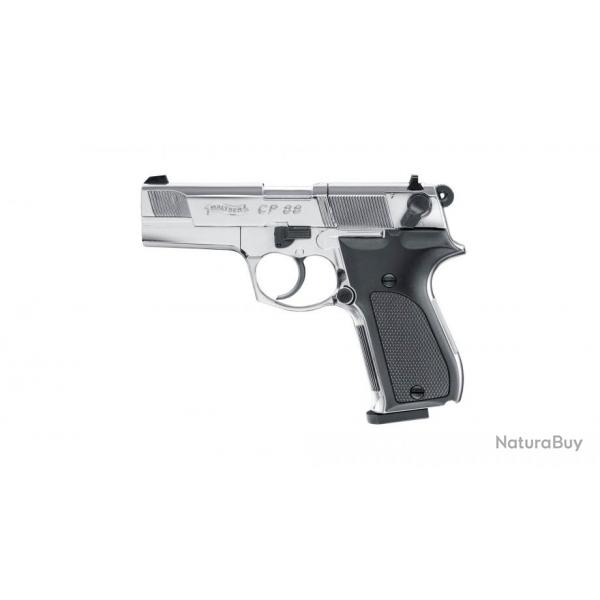 Pistolet Walther Cp88 3.5'' Chrome Walther Co2 Cal 4.5Mm