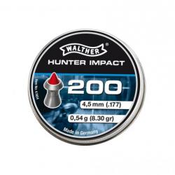 Plomb Walther Hunter Pointu Cal 4.5 Mm 0.54G X200