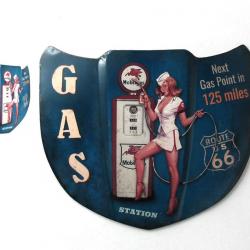 Enseigne vintage 3D / Capot Pin Up