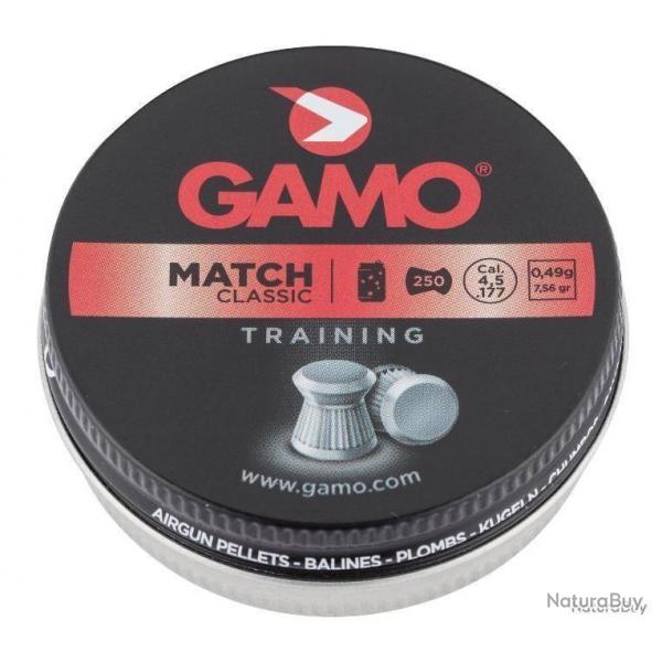 Plombs MATCH CLASSIC 4,5 mm - GAMO