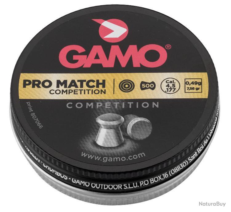 Plombs Gamo Pro Match - 4.5 mm - Plombs plats
