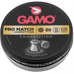 Plombs PRO MATCH COMPETITION 4,5 mm - GAMO