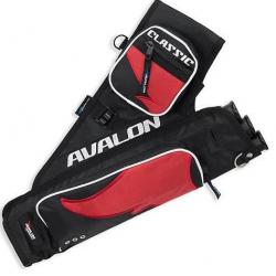 AVALON - Carquois de hanche CLASSIC DROITIER (RH) NOIR ET ROUGE